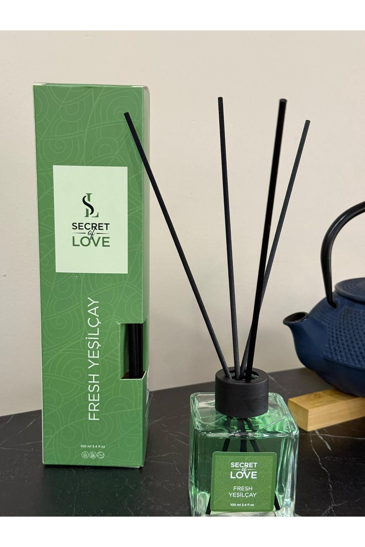 Secret Of Love Çubuklu Oda Kokusu Fresh Yeşil Çay 100 ml