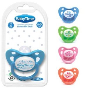 Babytime Damaklı Mat Emzik No:1 0-6 Ay BT128-1