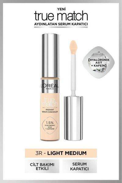L'Oreal Paris True Match Aydınlatan Serum Kapatıcı 1.5 N 11 ml