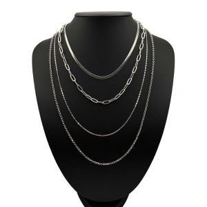 Chn-0140-75 Kombin Kolye Gold