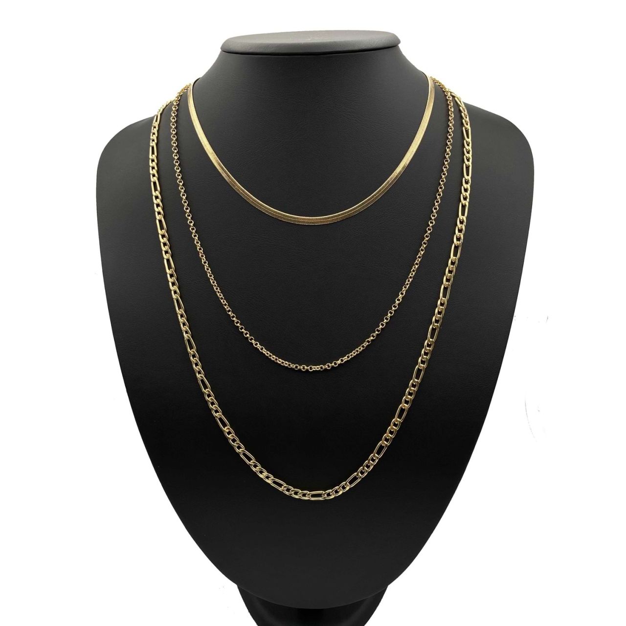 Chn-0140-75 Kombin Kolye Gold