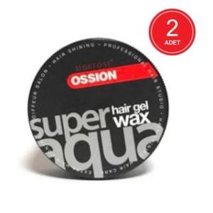 Morfose Ossion Siyah Super Hair Gel Aqua Wax 150 ml - 2 Adet
