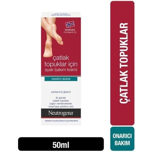 Neutrogena Onarıcı Bakım Çatlak Topuklar İçin Ayak Kremi 50 ml - 2 Adet