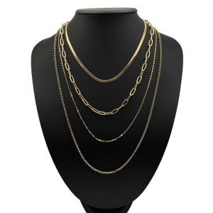 Chn-0140-97 Kombin Kolye Gold