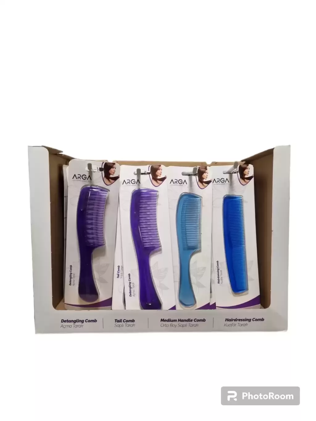 Arga Saplı Açma Tarak-  Purple