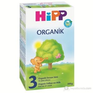 Hipp 3 Organik Devam Sütü 300 gr - 4 Adet