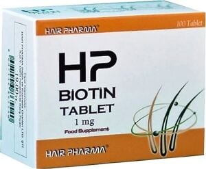 Hp Biotin 1 mg 100 Tablet