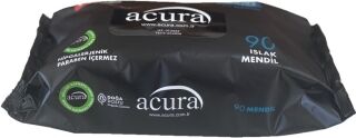 Acura Islak Havlu 90 Adet