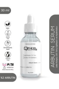 Qpied's Solutions Leke Karşıtı Cilt Tonu Eşitleyici ve Aydınlatıcı Arbutin Serum 30 ml