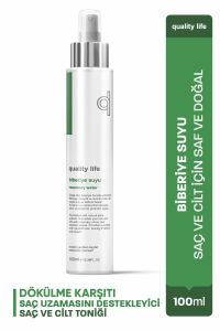 Quality Life Saf Biberiye Suyu Saç Cilt Toniği %100 Doğal Vegan Hızlı Uzatma ve Dökülme Karşı 100 ml