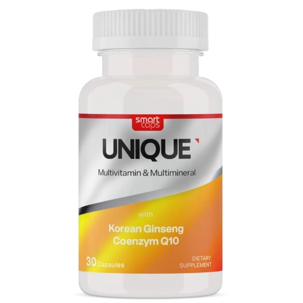 Smartcaps Unique Multivitamin Multimineral Ginseng Q10 30 Kapsül