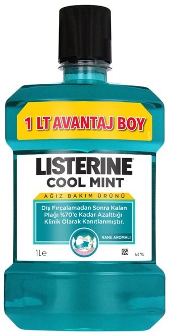 LISTERINE C MINT KOYU MAVI NANELI1000 ML