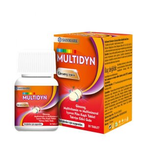Sanmark Multidyn Ginseng Multivitamin Tablet 30'lu