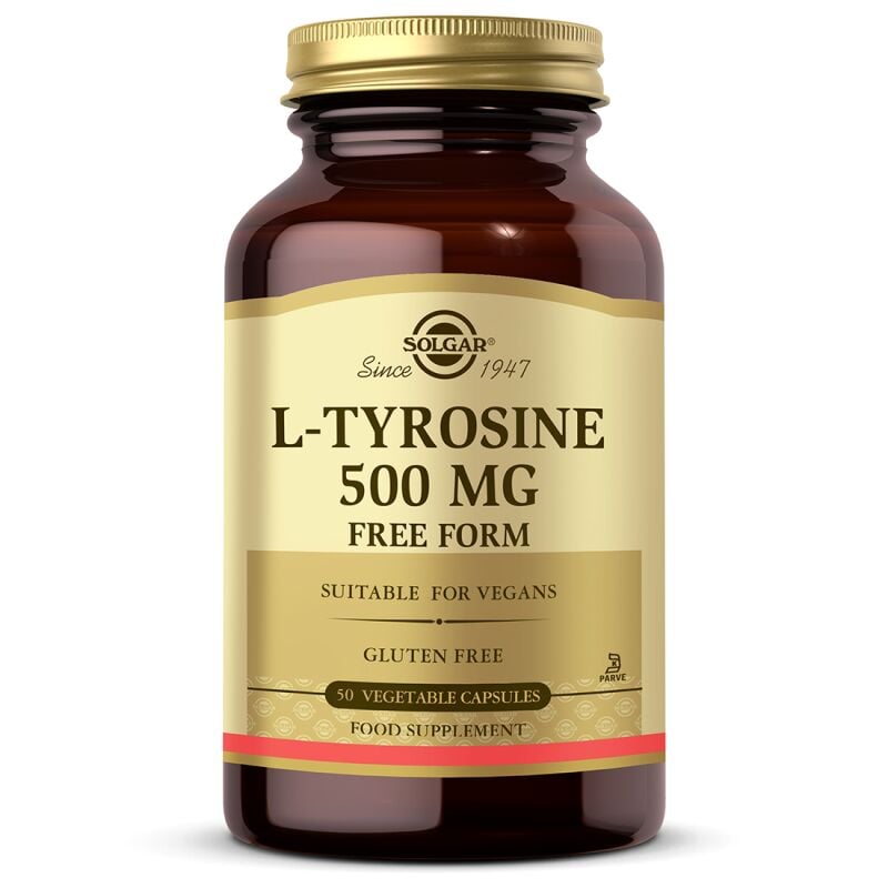 SOLGAR L-TYROSINE 500 MG 50 CAP.