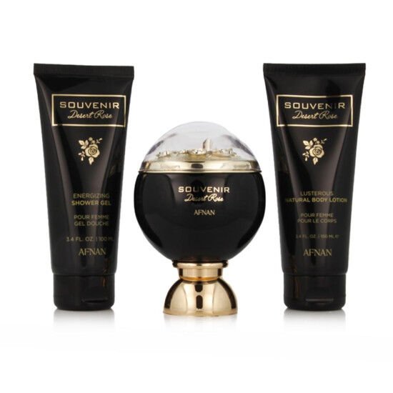 Afnan Souvenir Desert Rose Kadın Parfüm Seti EDP 100 ml