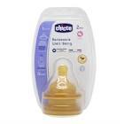 Chicco Biberon Emzik Orta Akış Kauçuk 2 Ay