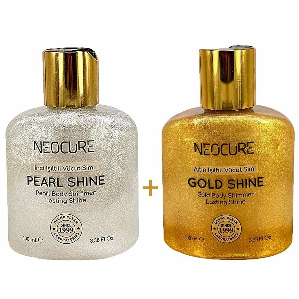 Neocure İnci ve Altın Işıltılı Vücut Simi 100 ml - 24 Adet