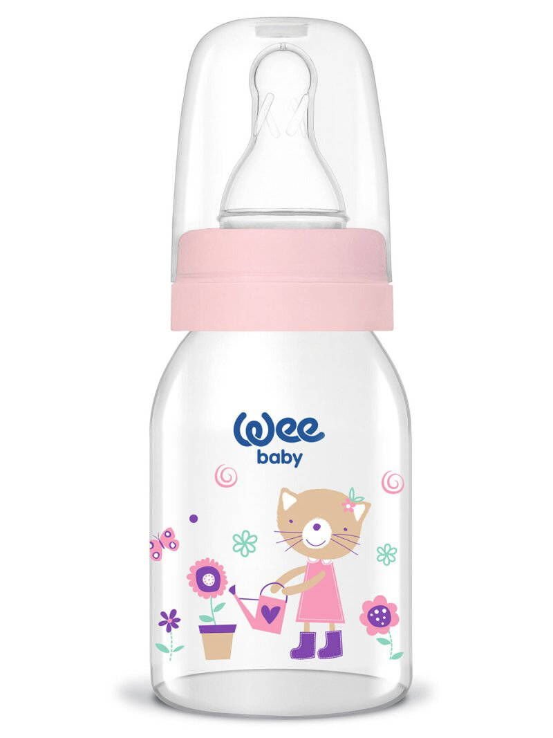Wee Baby Cam Biberon Pembe 125 ml