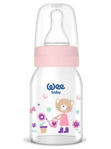 Wee Baby Cam Biberon Pembe 125 ml