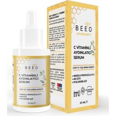 Bee'O C Vitaminli Aydınlatıcı Serum Leke ve Yaşlanma Karşıtı 30 ml