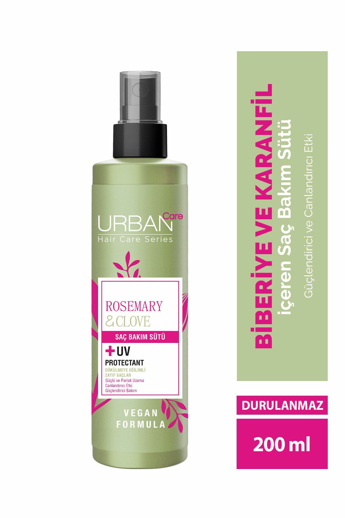 Urban Care Rosemary & Clove Biberiye ve Karanfil Saç Bakım Sütü 200 ml