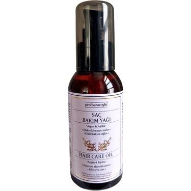 Prof Saraçoğlu Argan Jojoba Saç Bakım Yağı 100 ml
