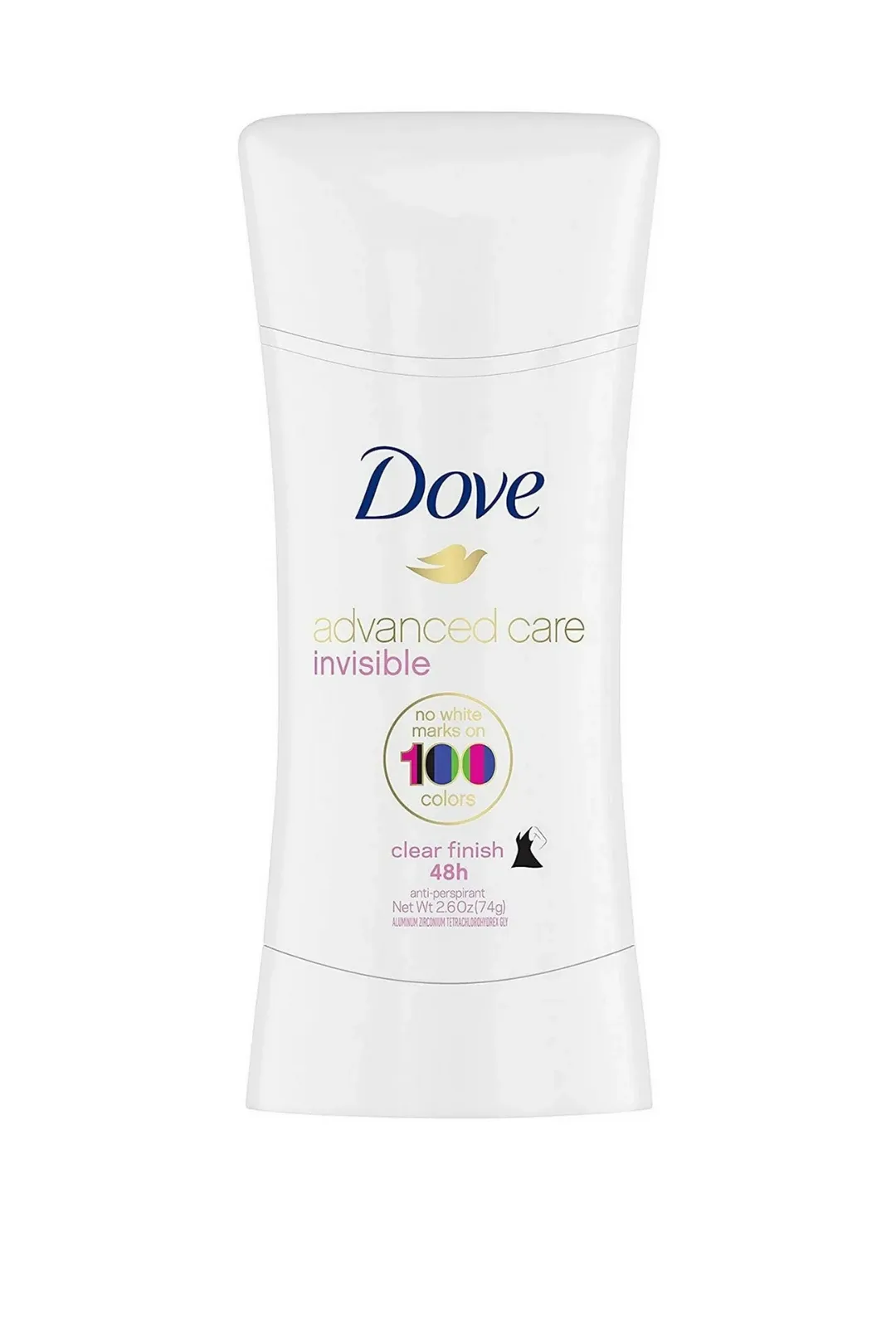 Dove Advanced Care Invisible Clear Finish Antiperspirant Kadın 48Hr Deodorant 2.6 oz 74 gr
