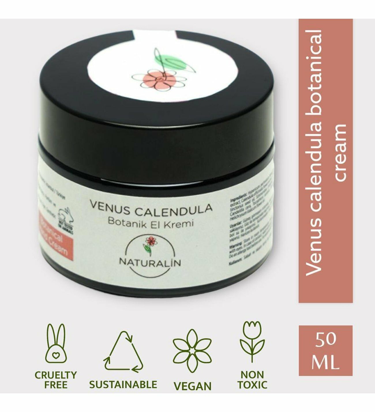 Naturalin Venus Calendula Botanik El Kremi 50 ml