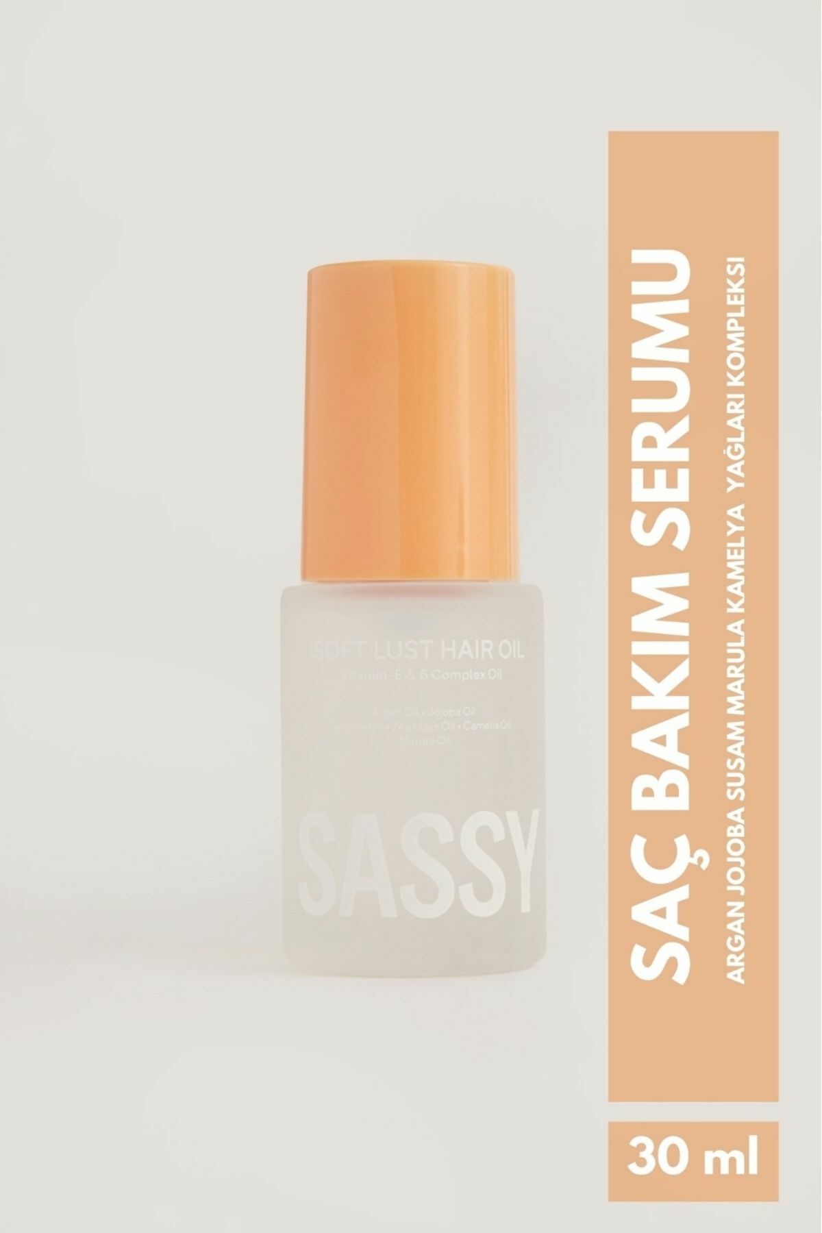 Sassy Go Nemlendirici ve Kolay Şekillendirici Soft Lust Hair Oil Saç Bakım Yağı 30 ml