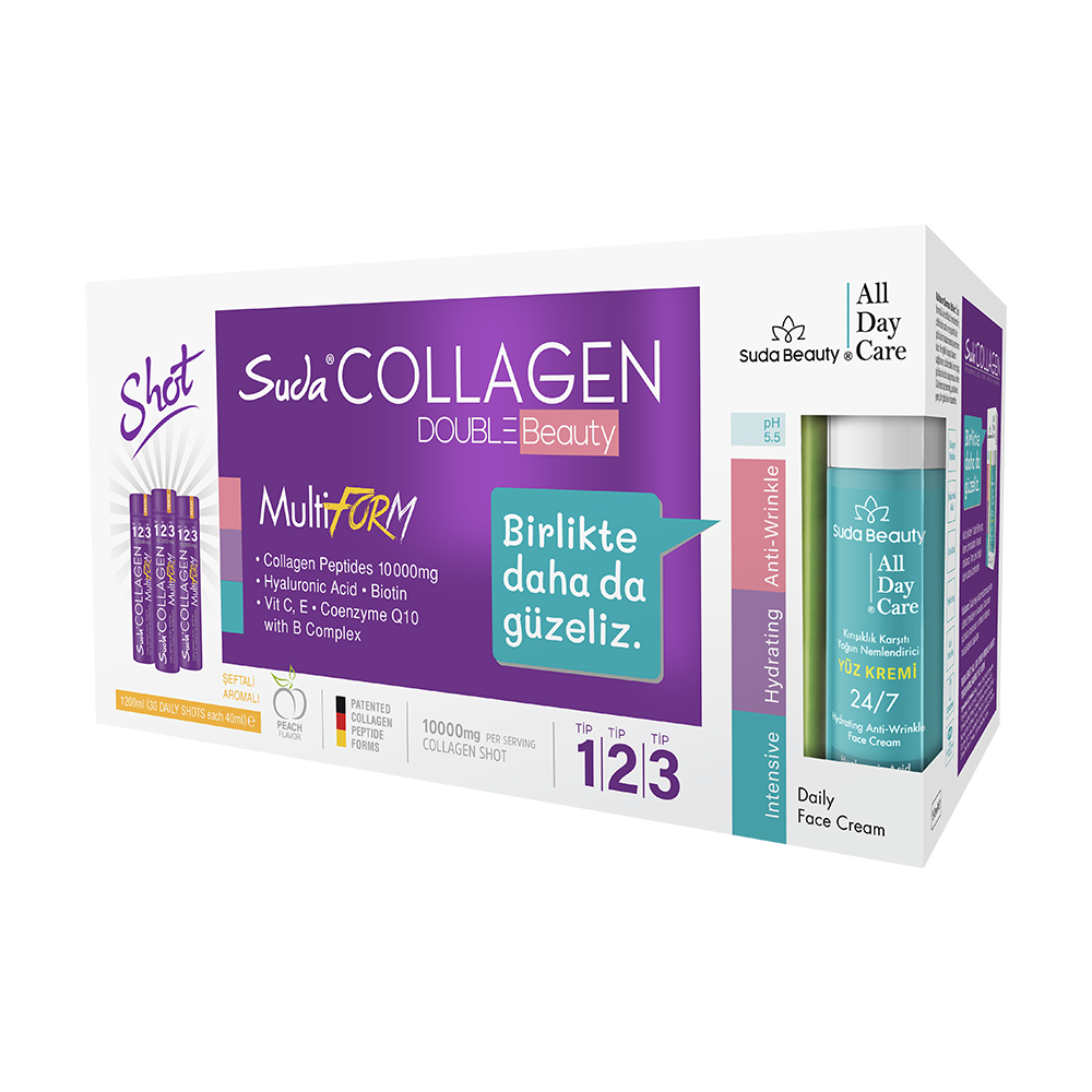 Suda Collagen Double Multiform Peach 40 ml 30'lu