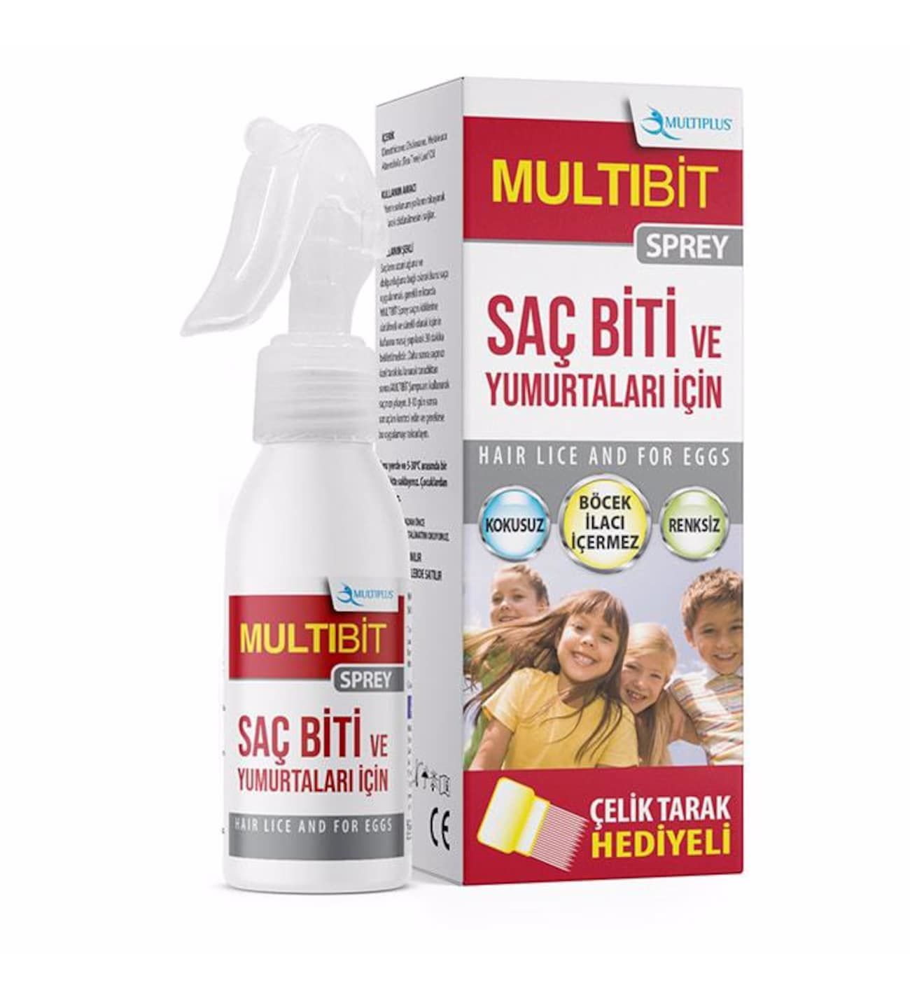 Multibit Bit Spreyi 100 ml + Çelik Tarak Hediyeli
