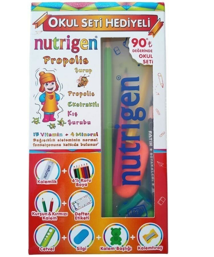 Nutrigen Propolis Şurup 200 ml - Okul Seti Hediyeli