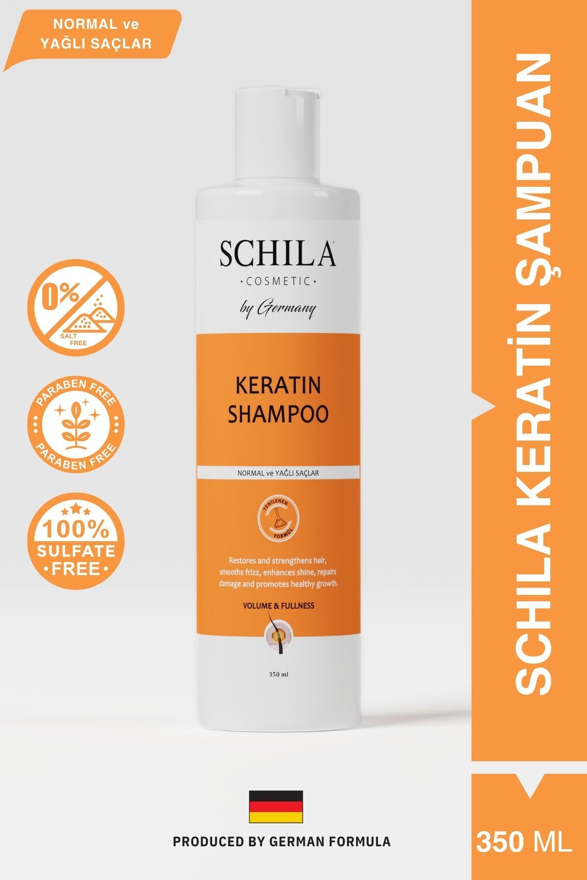 Schila Keratin Shampoo Normal ve Yağlı Saçlar 350 ml