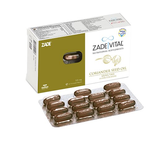 Zade Vital Kişniş Yaği 60 Kapsül Blister
