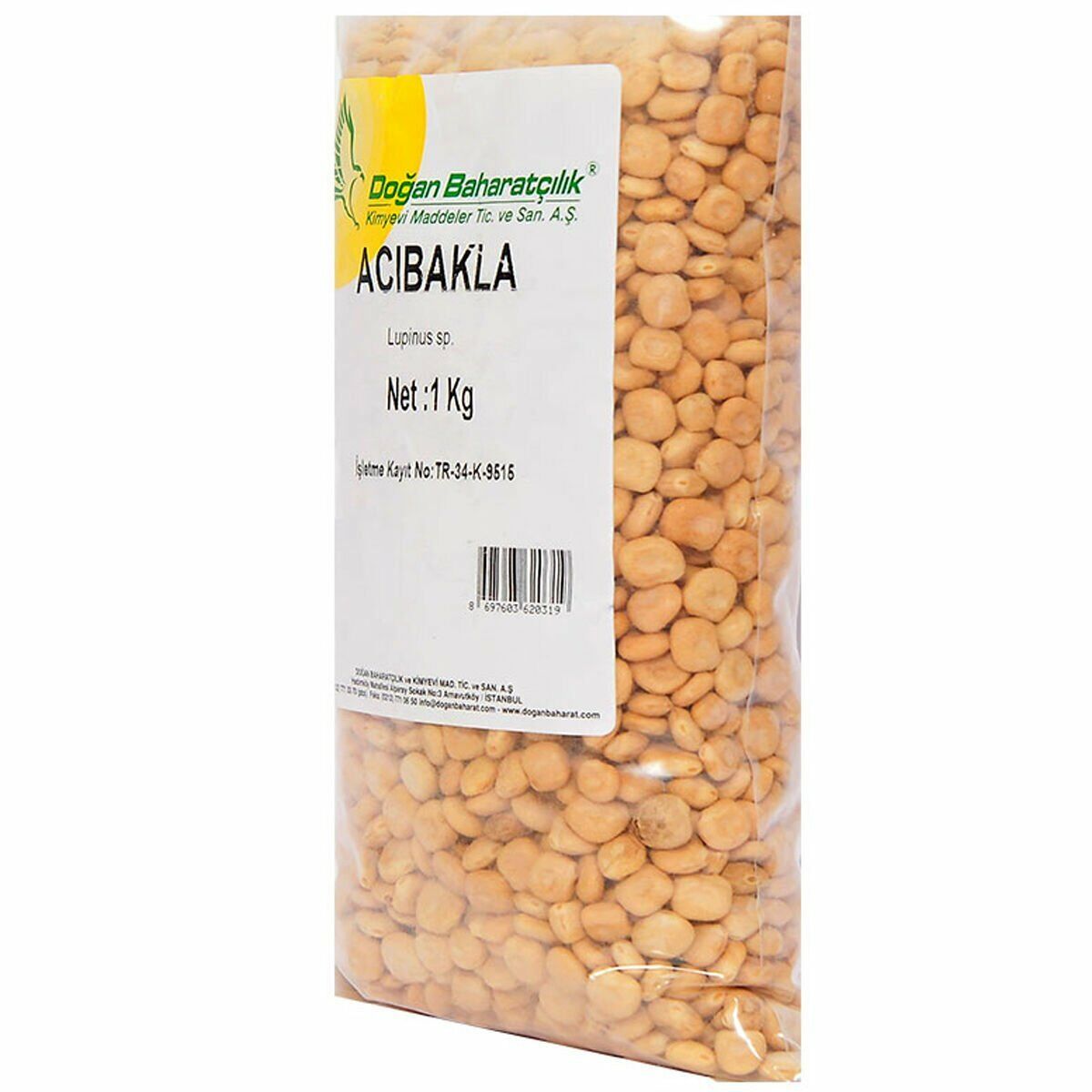 Doğan Acı Bakla Tohumu Yahudi Baklası Doğal 1000 gr
