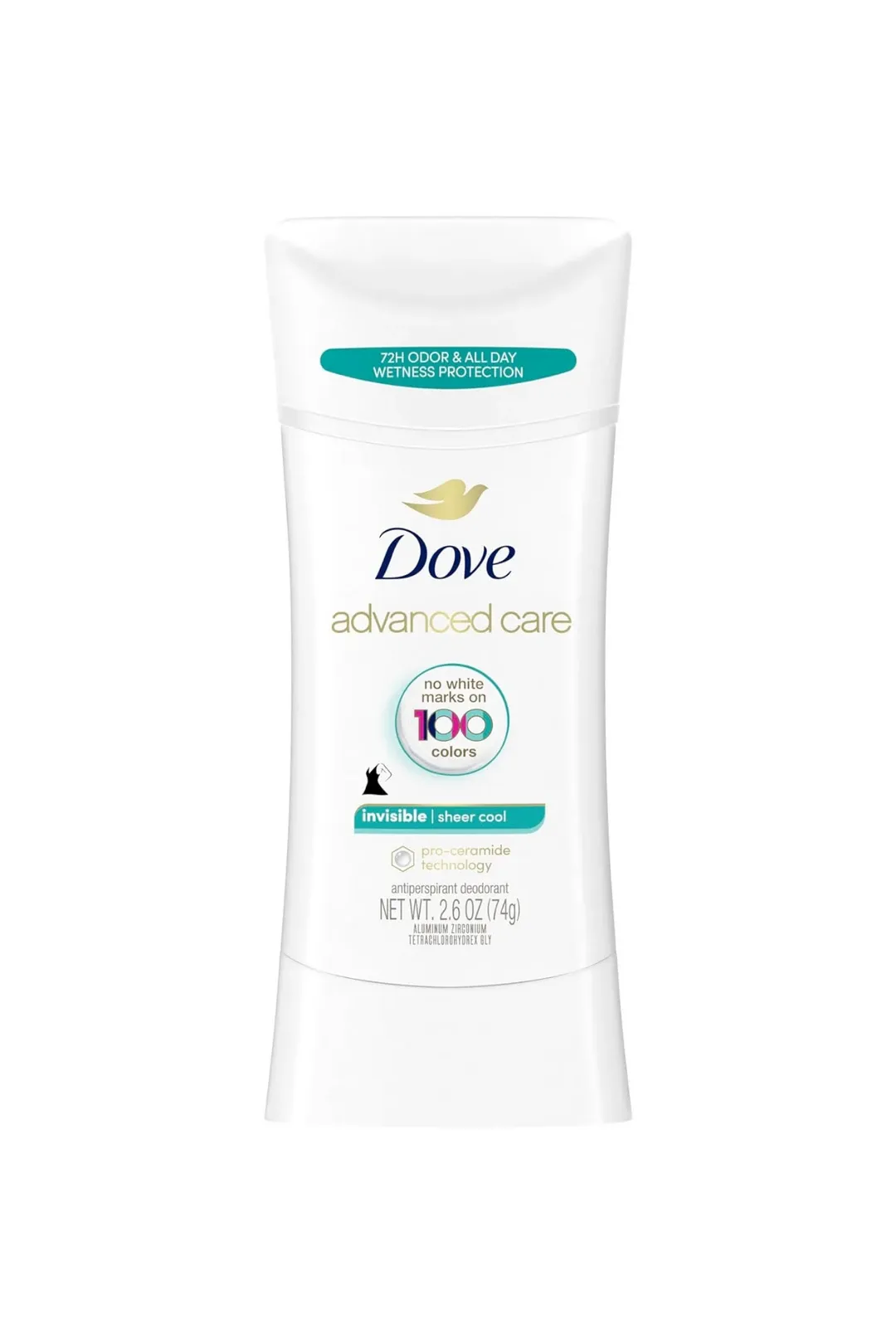 Dove Advanced Care Invisible Sheer Cool Antiperspirant Kadın 72Hr Deodorant 2.6 oz 74 gr