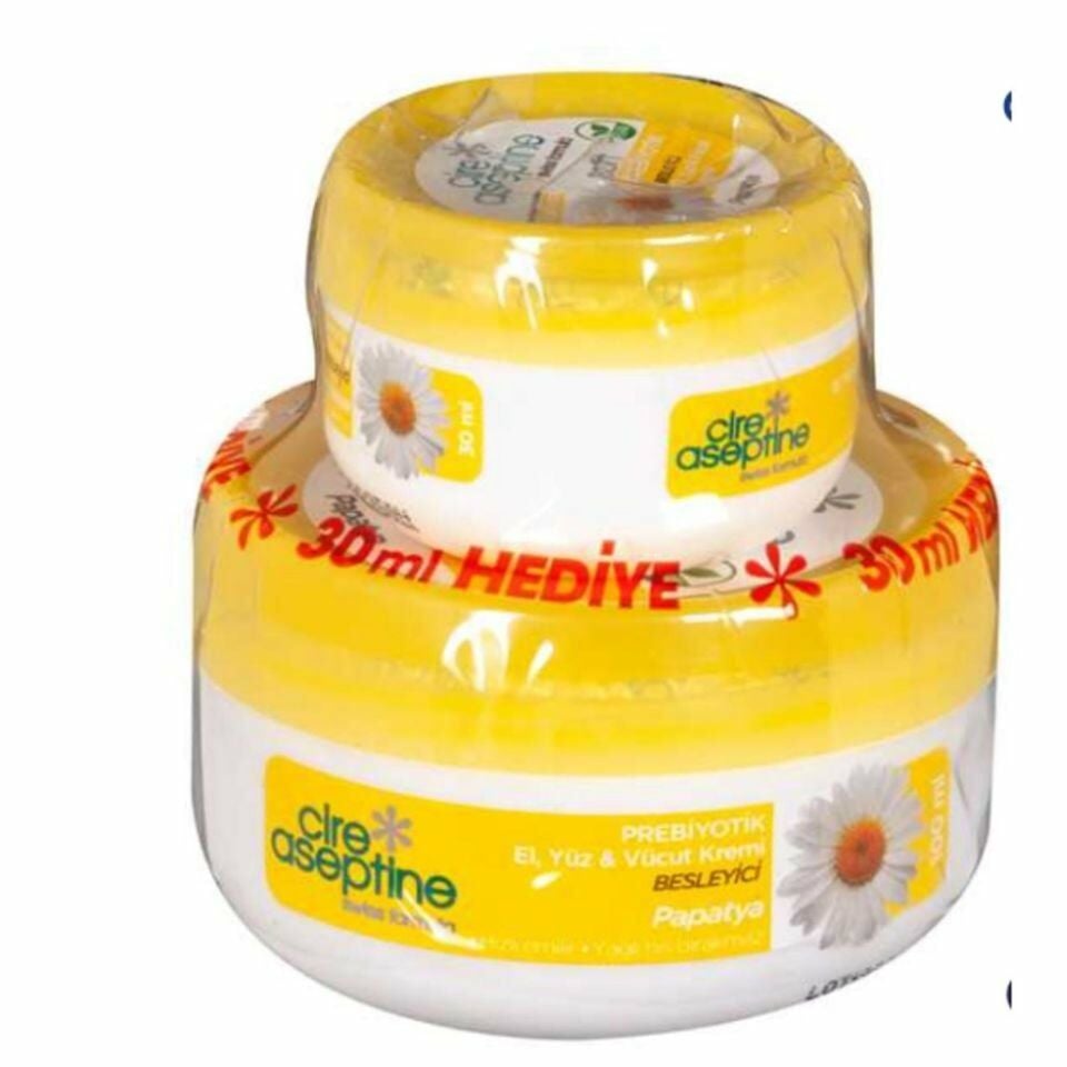 Cire Aseptine Prebiyotik Krem Papatya 100ml + 30ml