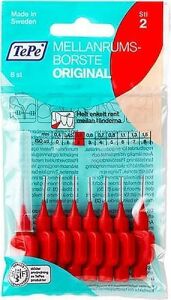 Tepe Arayüz Fırçası Kırmızı 0,5 Mm 8'li Paket