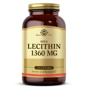 SOLGAR SOYA LECITHIN 1360 MG 100 SOFTGEL