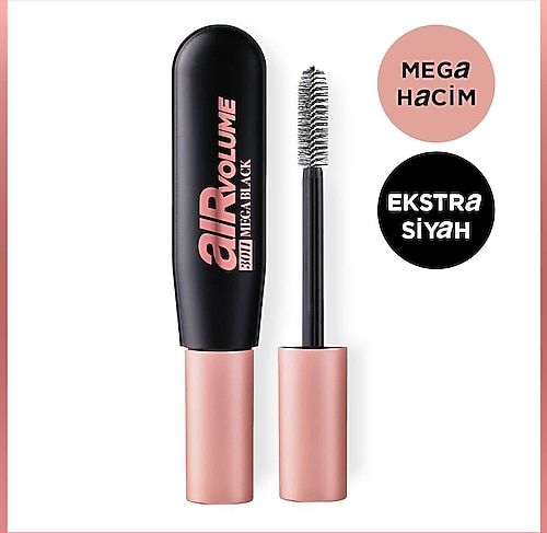 L'Oreal Paris Air Mega Volume Maskara Ekstra Siyah
