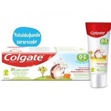 Colgate 0-2 Yaş Çocuk Diş Macunu 40ml Doğal Aromalı