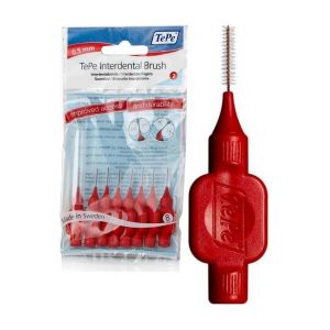 Tepe Arayüz Fırçası Kırmızı 0.5 mm 8'li