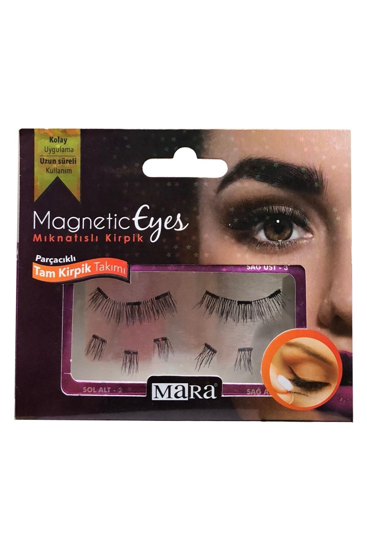 Mara Magnetic Eyes Mıknatıslı Parçacıklı Tam Kirpik Takımı