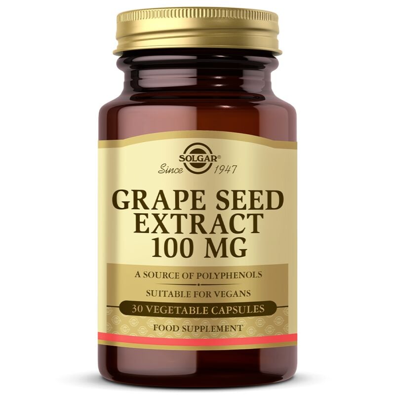 SOLGAR GRAPE SEED EXTRACT 100 MG 30 CAP.