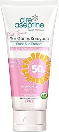 Cire Aseptine Avantajlı Yaz Paketi - Pink Shine Ton Dengeleyici ve Aydınlatıcı Yüz Güneş Koruyucu 50 ml + Bronzlaştırıcı 100 ml