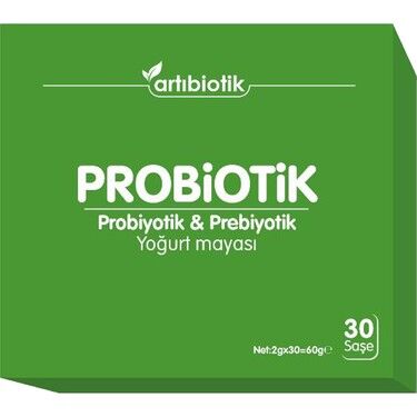 Doğadan Bizim Artıbiotik Probiotik Prebiotik Yoğurt Mayası 2 gr 30 Saşe