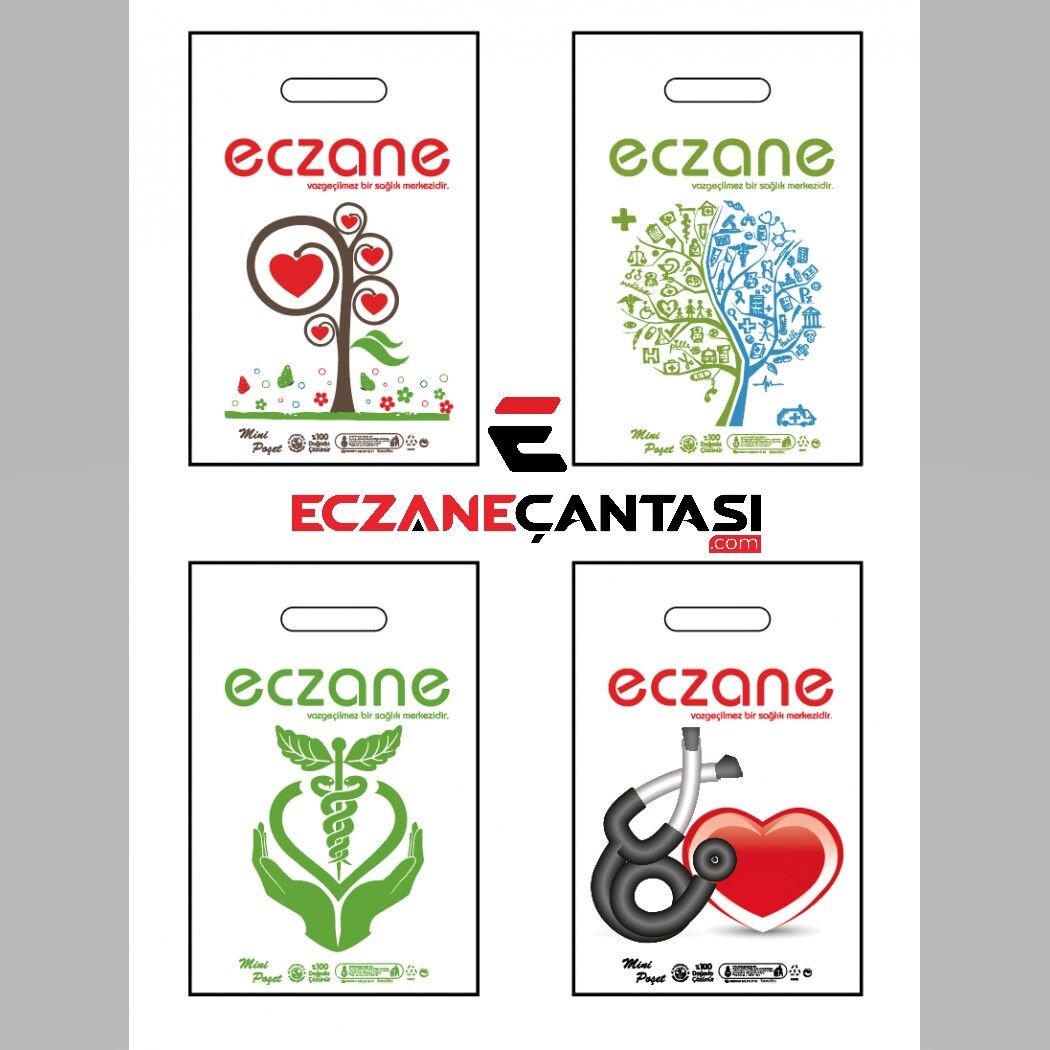 İnce El Geçme Eczane Poşeti 6000 Adet 26x38 cm
