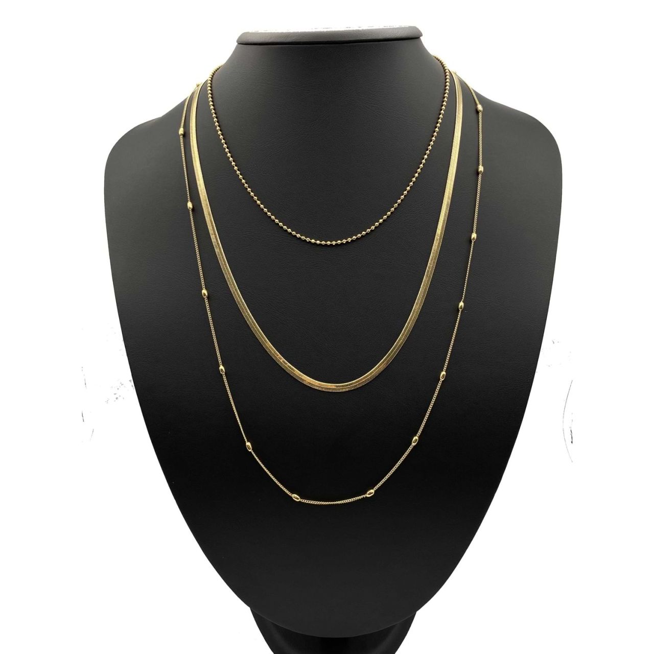 Chn-0140-49 Kombin Kolye Gold