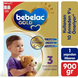 Bebelac Gold 3 Devam Sütü 900 gr - 2 Adet
