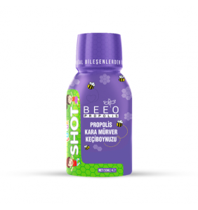Bee'o Çocuklar İçin Propolis Karamürver Keçiboynuzu Shot 50 ml